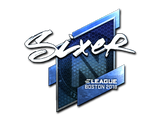 Artwork for Sticker | SIXER (Foil) | Boston 2018