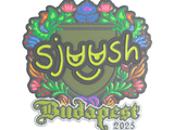 Artwork for Sticker | sjuush (Embroidered) | Budapest 2025