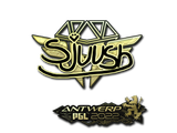 Artwork for Sticker | sjuush (Gold) | Antwerp 2022