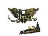 Artwork for Sticker | sjuush (Gold) | Stockholm 2021