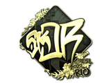 Artwork for Sticker | sk0R (Gold) | Rio 2022
