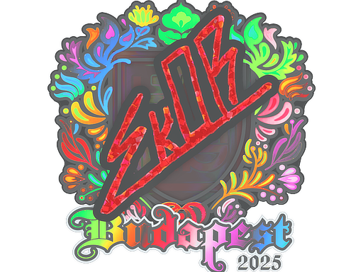 Sticker | sk0R | Budapest 2025