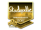 Artwork for Sticker | Skadoodle (Gold) | Cluj-Napoca 2015