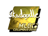 Artwork for Sticker | Skadoodle (Gold) | MLG Columbus 2016