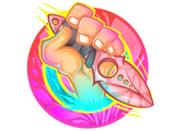 Artwork for Sticker | Skelly Stabby