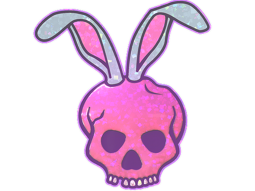 Sticker | Skull Bunny (Glitter) - CS2 Sticker