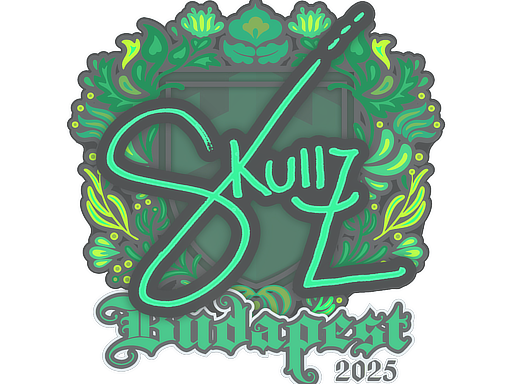 Sticker | skullz | Budapest 2025