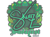 Artwork for Sticker | skullz | Budapest 2025