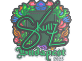 Artwork for Sticker | skullz (Embroidered) | Budapest 2025