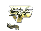 Artwork for Sticker | skullz (Gold) | Paris 2023
