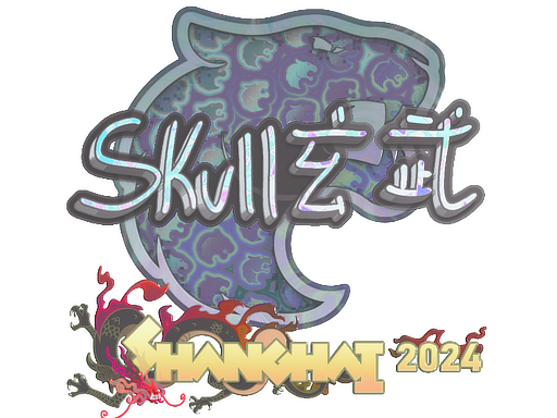 Sticker | skullz (Holo) | Shanghai 2024