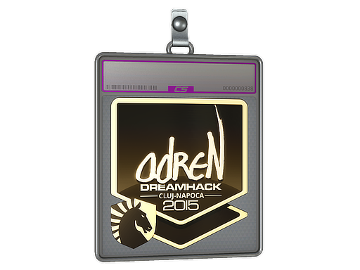 Sticker Slab | adreN (Gold) | Cluj-Napoca 2015
