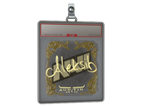 Sticker Slab | Aleksib (Gold) | Austin 2025