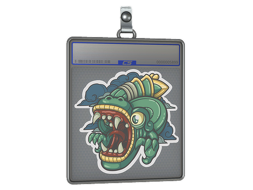 Sticker Slab | Baby Fire Serpent