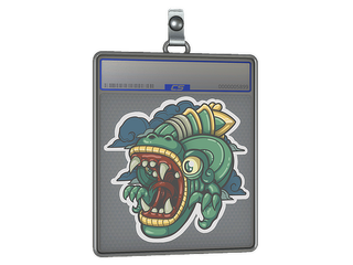 Sticker Slab | Baby Fire Serpent