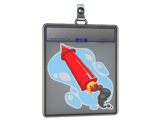 Sticker Slab | Big Red Rocket