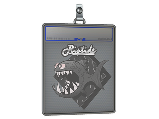 Sticker Slab | Black Jaggyfish