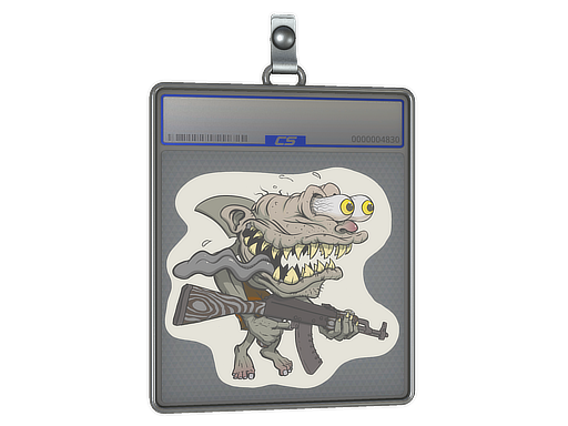 Sticker Slab | Black Shark Shooter - CS2 Sticker
