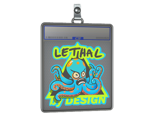 Sticker Slab | Blue Lethal - CS2 Sticker