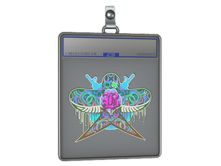 Sticker Slab | Blue Swallow