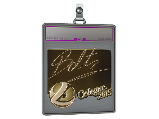 Sticker Slab | boltz (Gold) | Cologne 2015