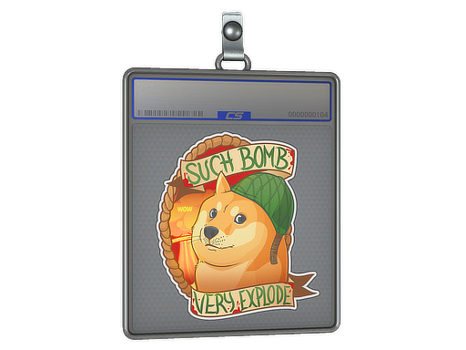 Sticker Slab | Bomb Doge - CS2 Sticker