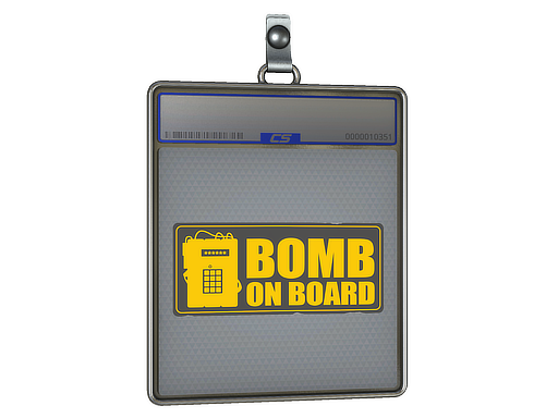 Sticker Slab | Bomb On Board - CS2 Sticker