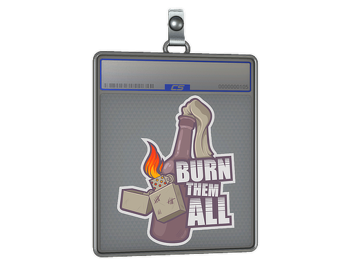 Sticker Slab | Burn Them All - CS2 Sticker