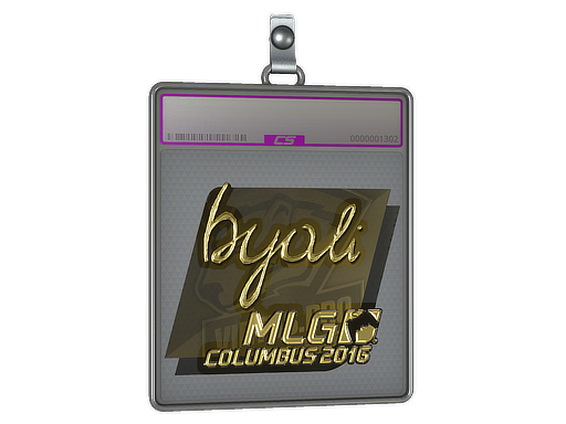 Sticker Slab | byali (Gold) | MLG Columbus 2016