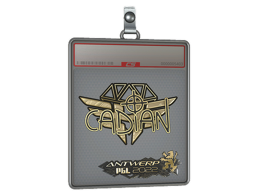 Sticker Slab | cadiaN (Gold) | Antwerp 2022
