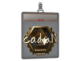 Sticker Slab | cadiaN (Gold) | London 2018