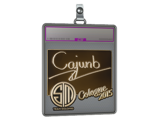 Sticker Slab | cajunb (Gold) | Cologne 2015