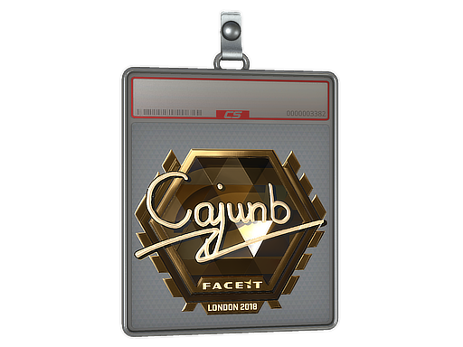 Sticker Slab | cajunb (Gold) | London 2018