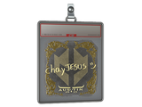 Sticker Slab | chayJESUS (Gold) | Austin 2025