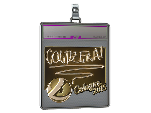 Sticker Slab | coldzera (Gold) | Cologne 2015