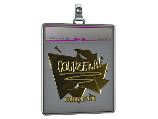 Sticker Slab | coldzera (Gold) | Cologne 2016