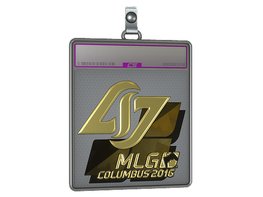 Sticker Slab | Counter Logic Gaming (Gold) | MLG Columbus 2016
