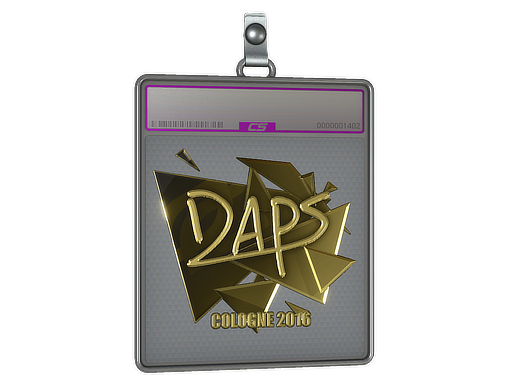 Sticker Slab | daps (Gold) | Cologne 2016