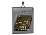 Sticker Slab | DAVEY (Foil) | MLG Columbus 2016