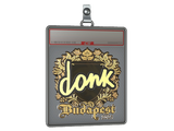 Sticker Slab | donk (Gold) | Budapest 2025