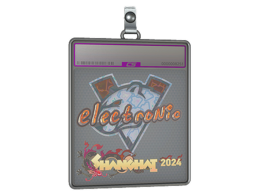 Sticker Slab | electronic (Holo) | Shanghai 2024