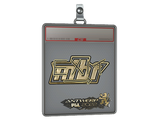 Sticker Slab | exit (Gold) | Antwerp 2022