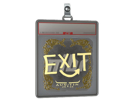 Sticker Slab | exit | Austin 2025