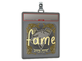 Sticker Slab | fame (Gold) | Austin 2025