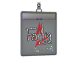 Sticker Slab | Farlig (Glitter) | Antwerp 2022