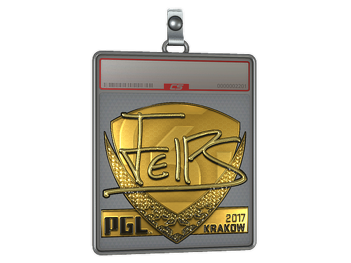 Sticker Slab | felps (Gold) | Krakow 2017