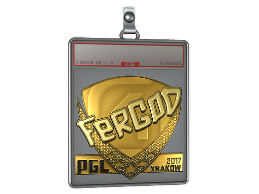 Sticker Slab | fer (Gold) | Krakow 2017