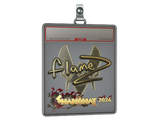 Sticker Slab | FlameZ (Gold) | Shanghai 2024