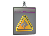 Sticker Slab | Flammable (Foil)
