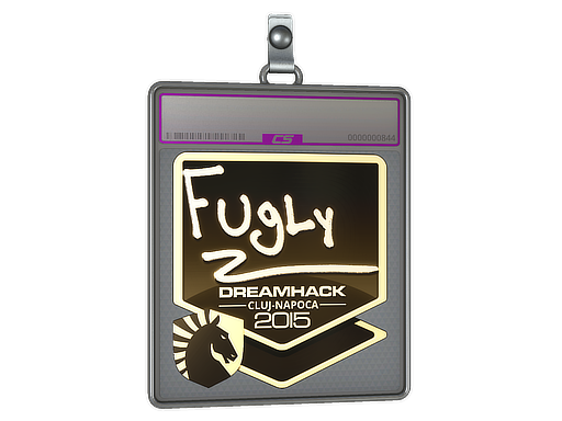 Sticker Slab | FugLy (Gold) | Cluj-Napoca 2015